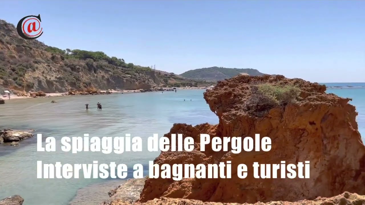 La spiaggia delle Pergole, interviste a bagnanti e turisti: ''Un paradiso''  (VIDEO) - comunicalo.it