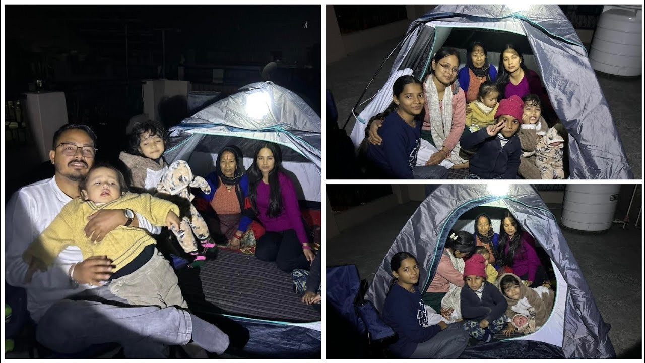 AAJ TOH FINALLY CAMPING KAR HI LI VO BHI CHATH PAR - YouTube