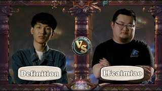 Definition vs. Caimiao - Initial Match - HCT Winter 2019
