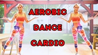15 Min Aerobic Dance Cardio Workout 🔥 Standing Full Body Fat Burn | Dance Fitness