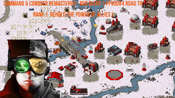 Command & Conquer Remastered - Red alert 1 FPVoD#4 Road to rank 1  Behold The Power of Allies !