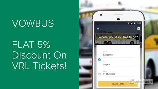 VRL Travels Online Bus Ticket Booking By VOWBUS. Download App: http://bit.ly/VRLCASHBACK screenshot 2