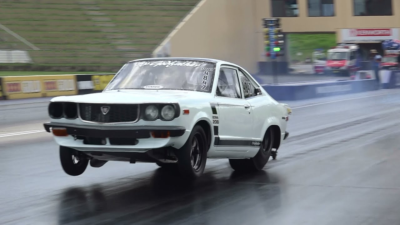SADEK THE GODFATHER 20B RX3 RETURNS 7.15 @ 184 MPH SYDNEY DRAGWAY 18.2.2015