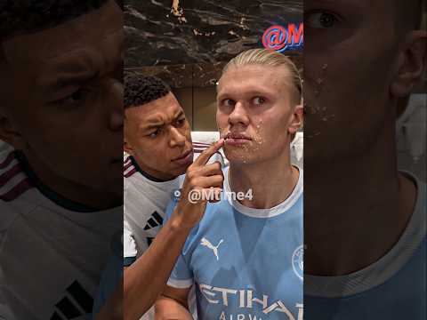 Mbappé Checked The Seal… Haaland Checked The Bottom 😏 #parody #football #haaland