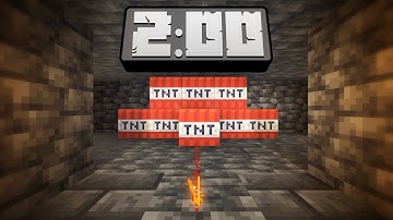 💥 Minecraft Counting Down to Detonation 2 Minute Fuse Bomb Timer! ⏳💣