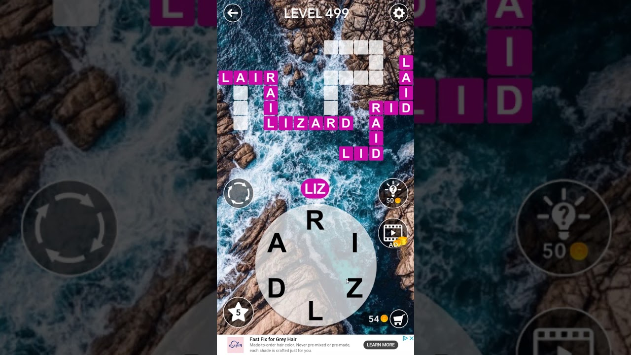 Word Crossword Search level 499
