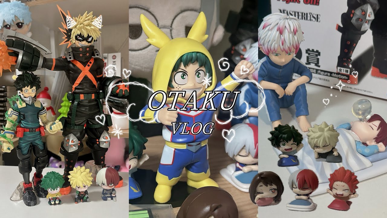 ♡₊˚⊹생일선물을 곁들인 히로아카 특집 ૮꒰⌯'・'⌯꒱ა 오타쿠브이로그•나히아•가챠•이치방쿠지•자체쿠지•생일선물•치아비코•언박싱