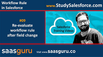 09 Re evaluate workflow rules after field change in Salesforce | Salesforce Training Videos