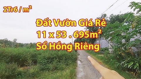 Lô Đất Vườn Giá Rẻ l Mua Làm Nhà Vườn - Đầu Cơ Sinh Lời l 0966.71.73.76