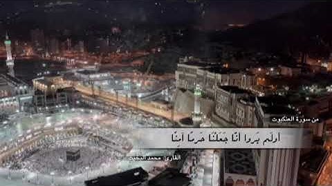 (الله يبسط الرزق لمن يشاء من عباده ويقدر له...) تلاوة من سورة العنكبوت