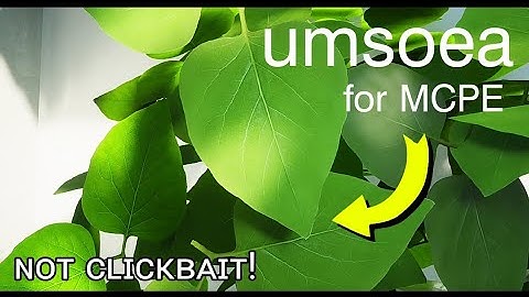 Umsoea FOR MCPE | FREE DOWNLOAD | NOT CLICKBAIT