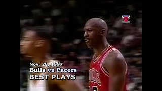 November 28, 1997 Bulls vs Pacers highlight