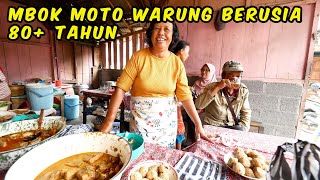 BUKA HANYA SETIAP WAGE TAPI WARUNG MAKAN MBOK MOTO INI SUDAH 80  TAHUN DI MAGELANG
