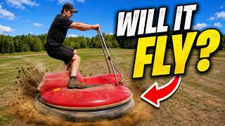 First Ride On The World's First Ever Hoverboard (I Did NOT Expect This)