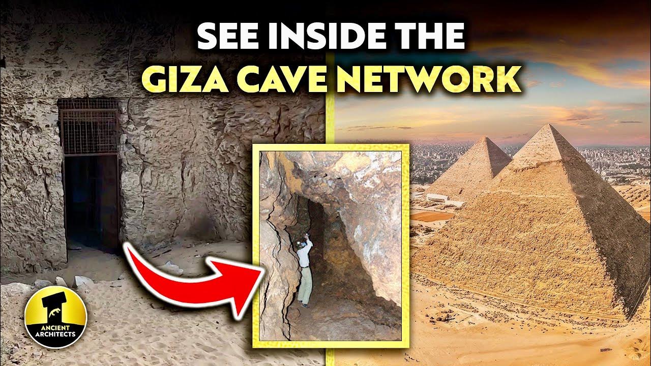 Show Columns Under The Pyramids In Egypt