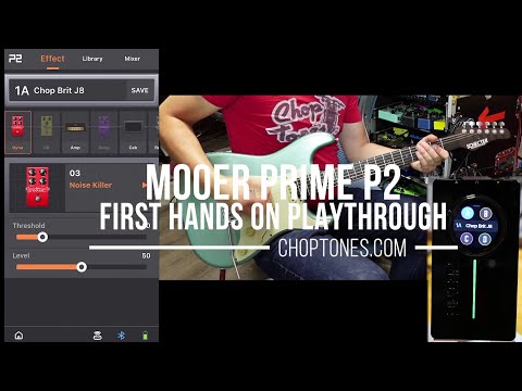 Гітарний процесор ефектів для смартфона MOOER PRIME P2 (BLACK), видео 1