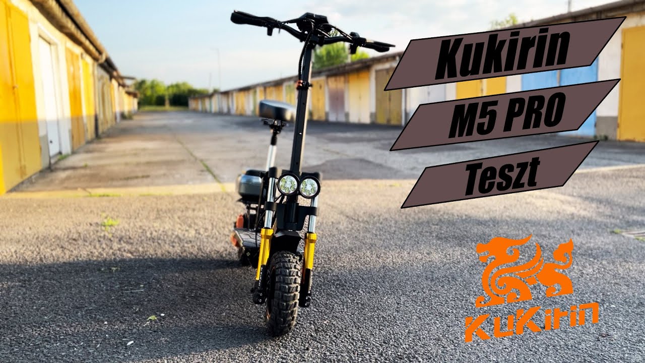 Buldózer I KuKirin M5 Pro Elektromos roller teszt
