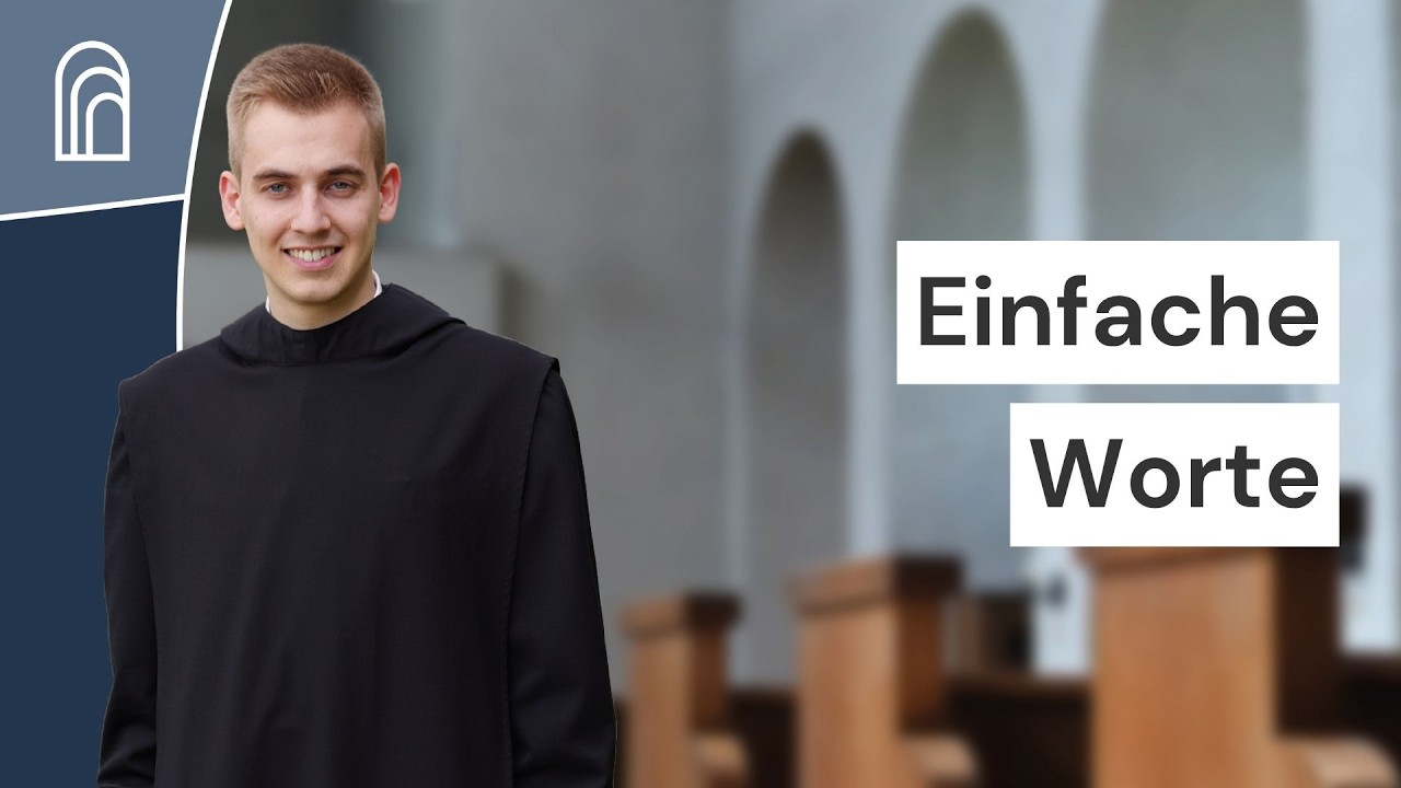 Einfache Worte genügen: Abendgebet mit Bruder Lukas