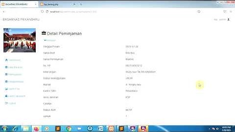 Demo Program Sistem Informasi Pengolahan Data Pada Kantor SAR Pekanbaru
