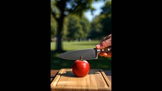 Pure Red Apple Cut in Ultra Slow Motion | Cinematic 4K 🍎#4K#4KVideo #Ultrahd