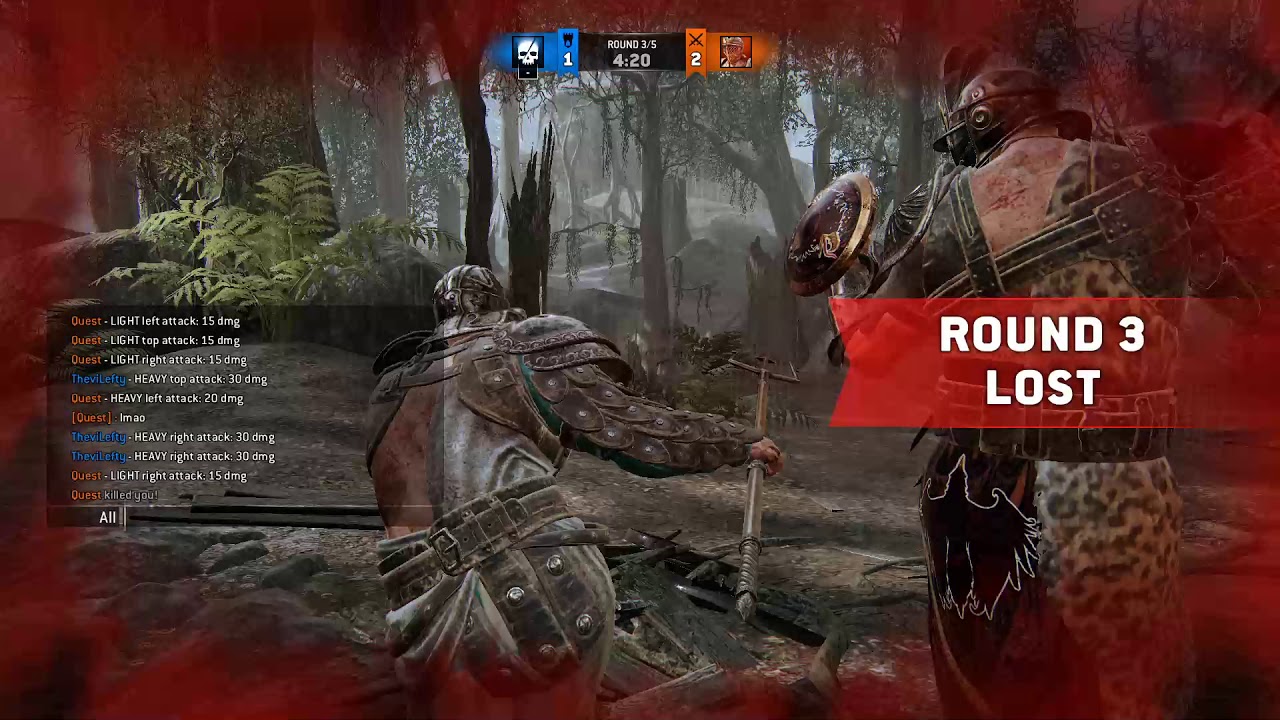 Gladiator vs For Honor #98
