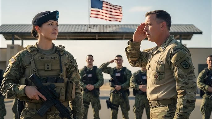 She Was Only at the Gate — Until a SEAL Commander Saluted Her First | Real Story | States of History - YouTube