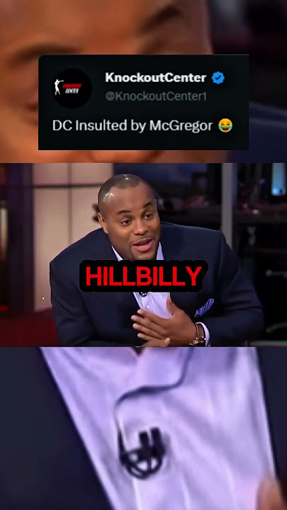 DC Insulted by McGregor 😂 #ufc #mma #shorts