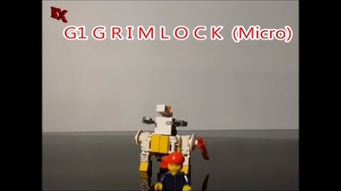 Lego Transformer Grimlock G1 Micro By BX Brix