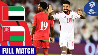 LIVE 🔴 United Arab Emirates vs Oman | AFC Asian Qualifiers™ - Road to 26 (Playoffs)