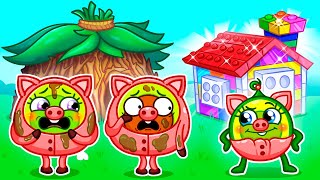 Three Little Pigs Fairytalerich Vs Poor Playhouse Kids Cartoon By Pit&Penny Learn And Grow