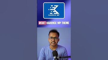 Kadence WP-thema resetten 🔥