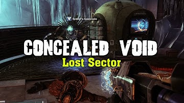 Destiny 2 Beyond Light: Concealed Void Lost Sector | The Stasis Prototype