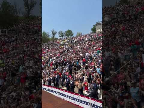 President Trump speaks at the Opening of the President Teddy Roosevelt Library in North Dakota
