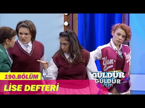 Güldür Güldür Show 190.Bölüm - Lise Defteri