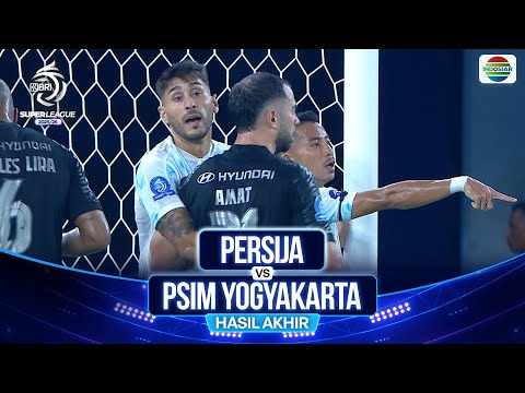 Persija Jakarta VS PSIM Yogyakarta Hasil Pertandingan BRI Super League 2025 26 