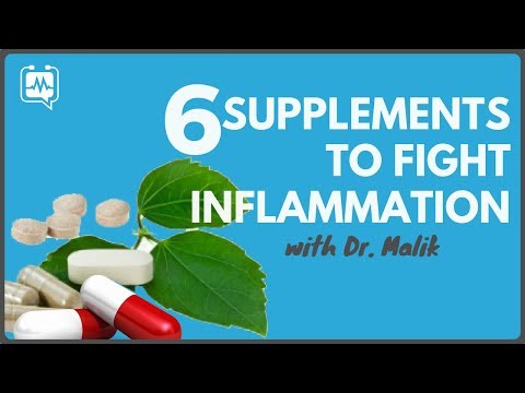 6 SUPPLEMENTS THAT FIGHT INFLAMMATION (Anti Inflammatory Supplements)