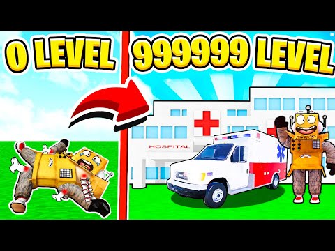 Я ПОСТРОИЛ БОЛЬНИЦУ МАКСИМАЛЬНОГО УРОВНЯ !? ROBLOX HOSPITAL TYCOON НУБ и ПРО ВИДЕО