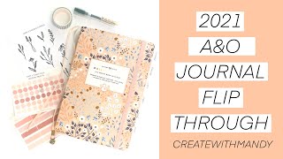 2021 Archer &amp; Olive Journal flip Through // CreatewithMandy