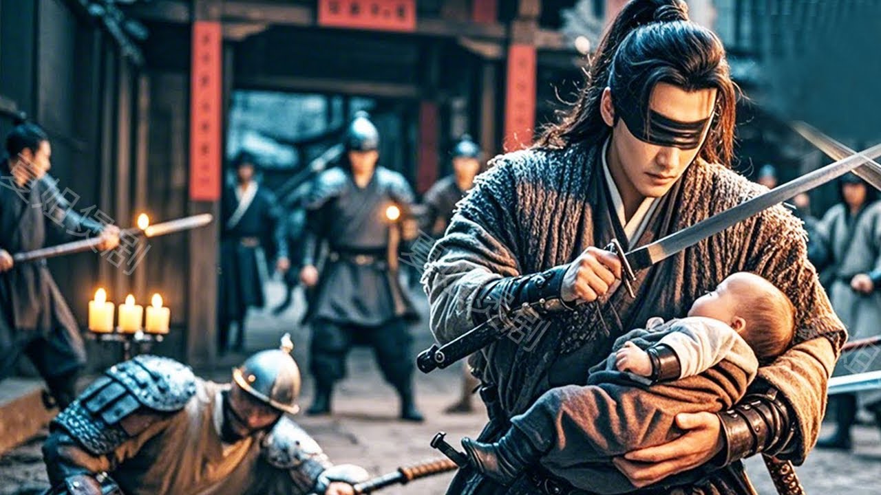 功夫電影！江湖高手偷襲蒙眼大俠，不料大俠武功深不可測，一劍橫掃全部高手！🌞 中国电视剧