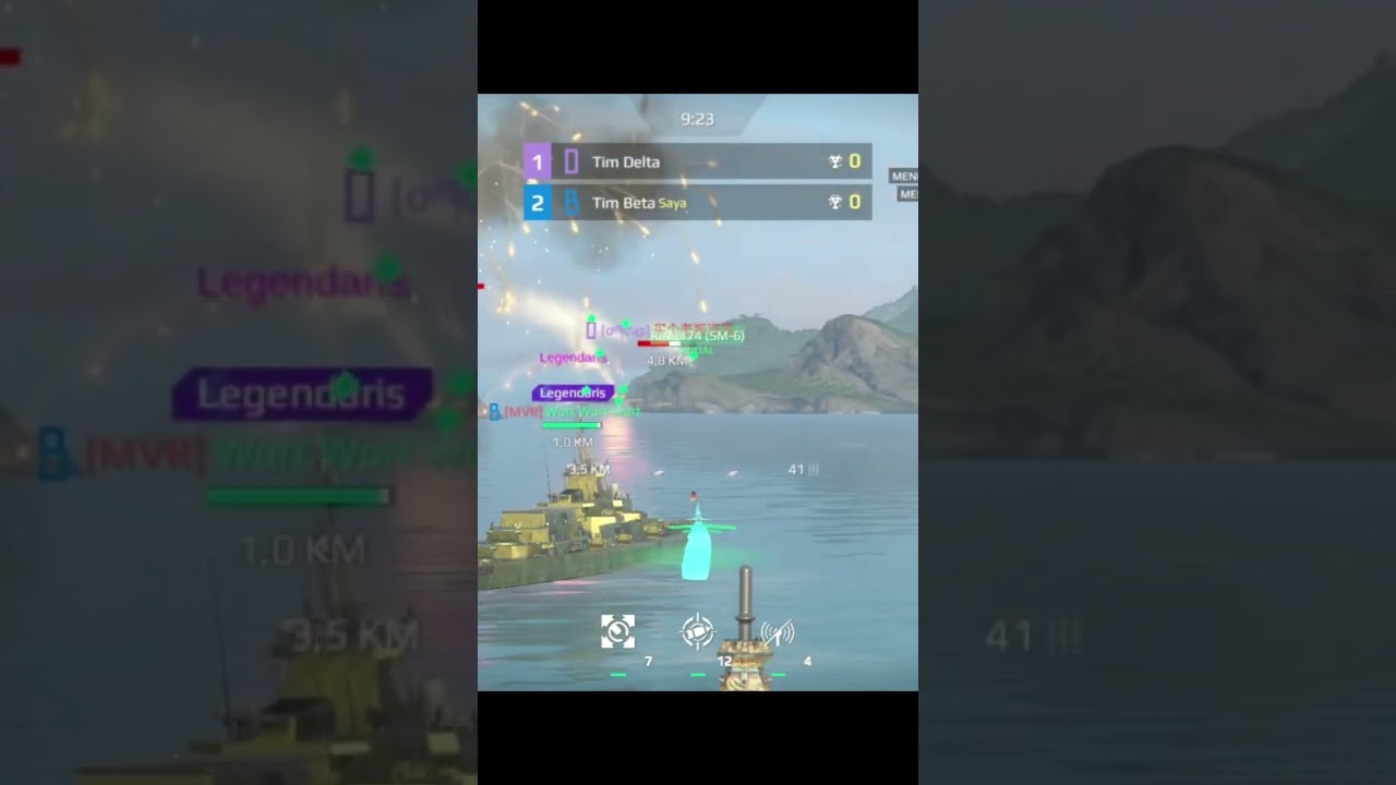 KRI Sriwijaya destroy USS Massachusetts before hidding 