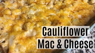Cauliflower Mac and Cheese (Southern Style) Keto Recipe | Low Carb Side Dish | KETO SOUL FOOD
