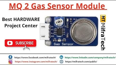 MQ 2 Gas Sensor Module -Mifratech#bestIRsensor#besteltricalproject#bestmlproject#bestharawareproject