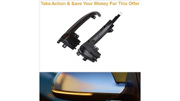 Top Dynamic Blinker Mirror Light For Audi A3 8P A4 A5 B8 Q3 A6 C6 4F S6 LED Turn Signal Side Indica