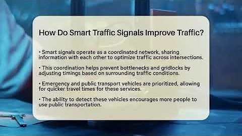 How Do Smart Traffic Signals Improve Traffic? - Talking Tech Trends