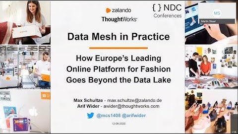 Data Mesh in Practice - Arif Wider & Max Schultze - NDC Oslo