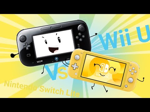 Wii U Gamepad And Nintendo Switch Lite Comparison Youtube