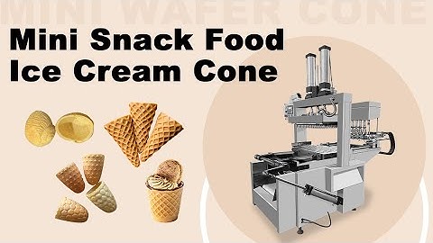 Wafer Cone Maker|Mini Wafer Cone|Mini Ice Cream Cone Maker Machine|Monaka Ice Cream Making Machine