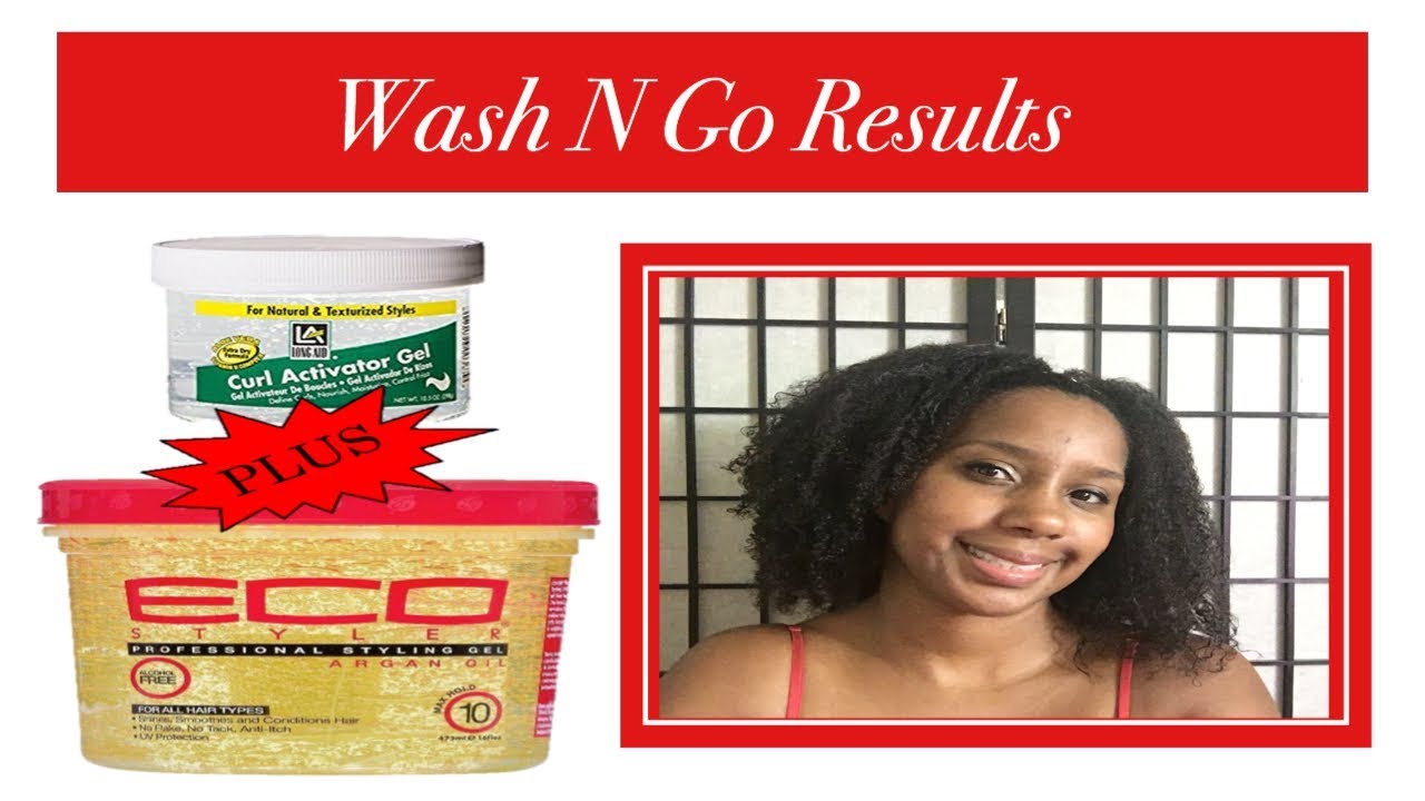 Wash N Go Results Eco Styler Gel Long Aid Curl Activator Gel
