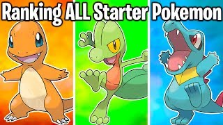 RANKING EVERY STARTER POKEMON FROM WORST TO BEST (Gen 1  Gen 8)