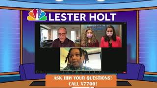 Lester Holt Inspires Patients in Seacrest Studios